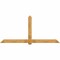 Ekena Millwork Eugene Rough Sawn Timber Gable Bracket, Western Red Cedar, 108"W x 49"H x 6"D x 6"F, 11/12 Pitch GBW108X49X0606EUG00RWR - alternate 1